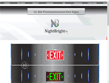 Tablet Screenshot of nightbrightusa.com